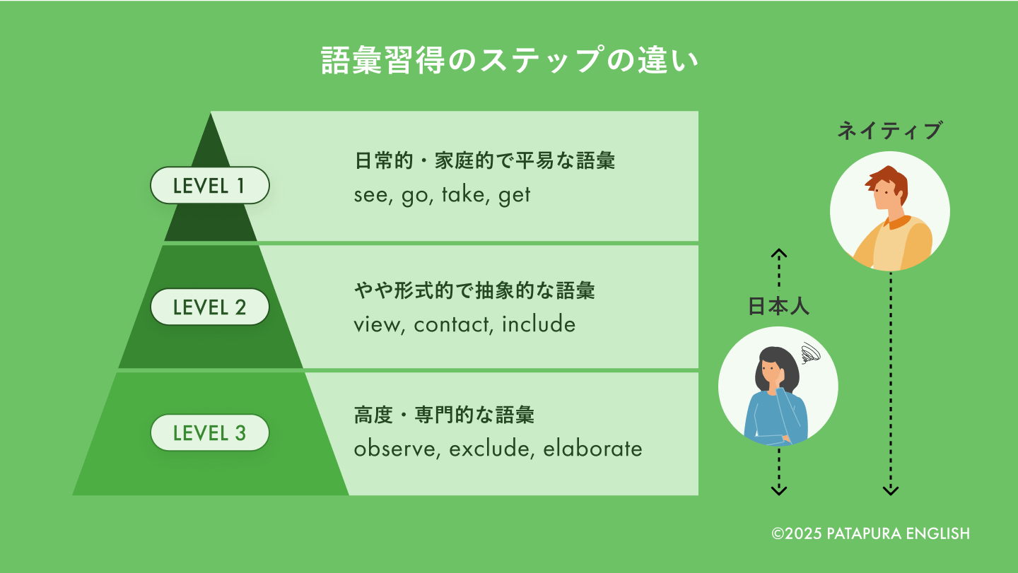 ネイティブの語彙構造と語彙学習のギャップ